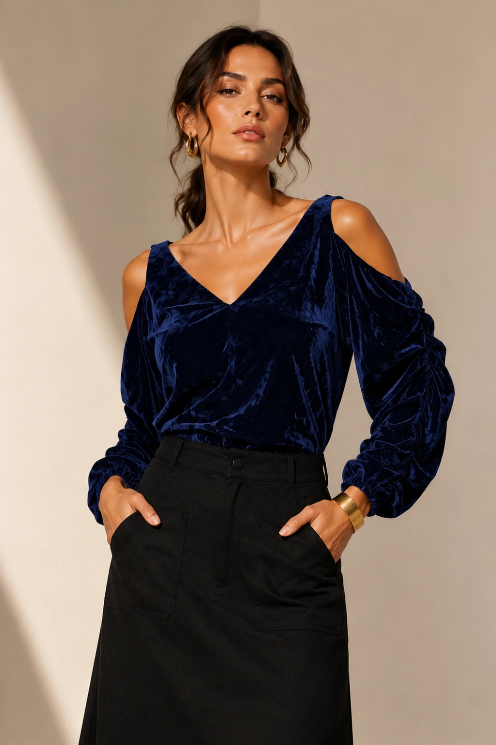 Blusa Milly Azul Rey - imagen 1