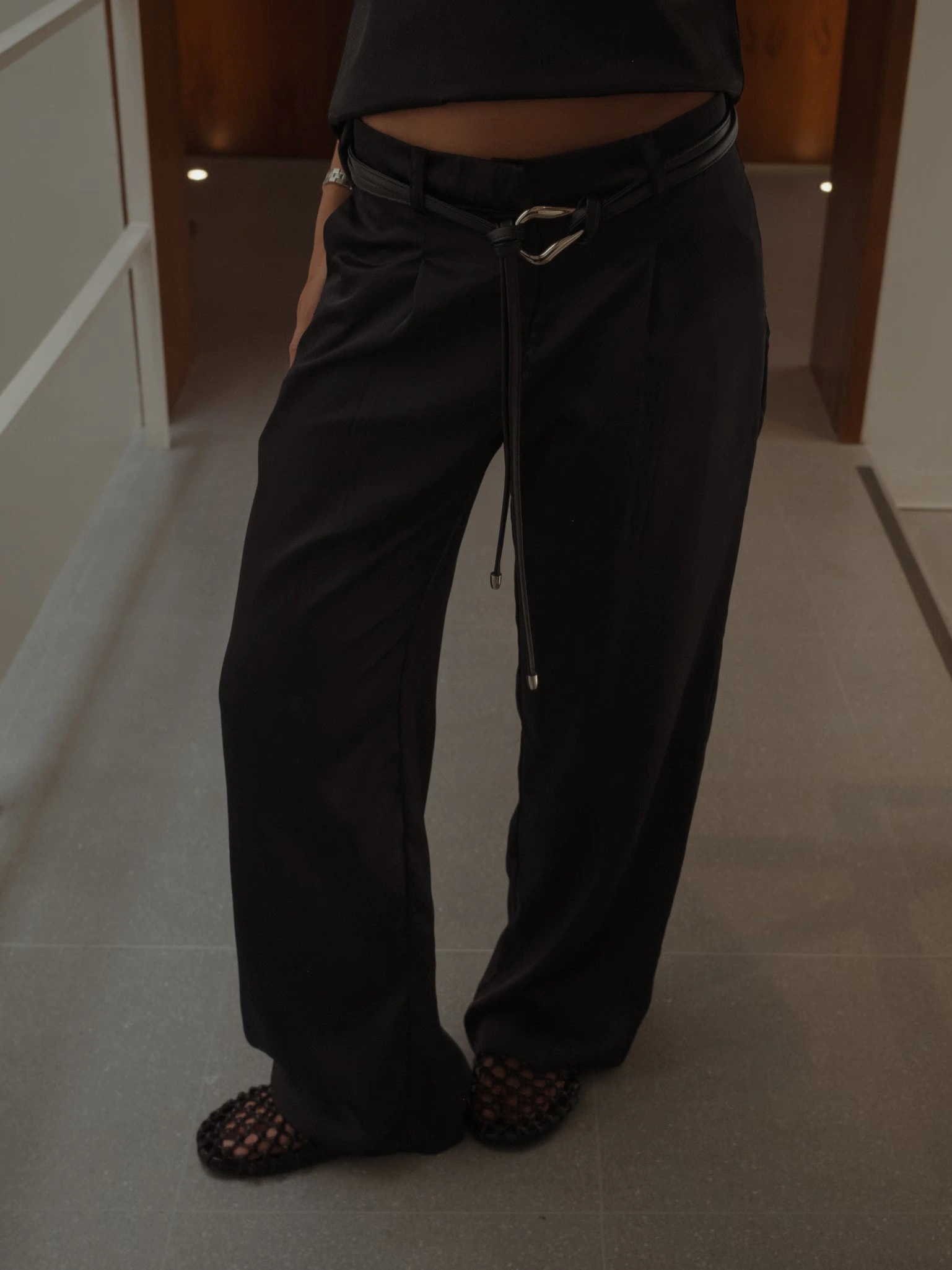 NOT SO MODEST TROUSER - BLACK - imagen 1