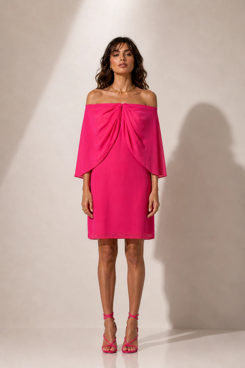 Vestido Lorena Fucsia - imagen 1