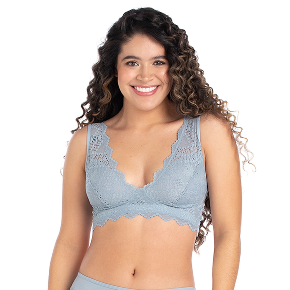 Bralette Triangular  con Encaje - imagen 1