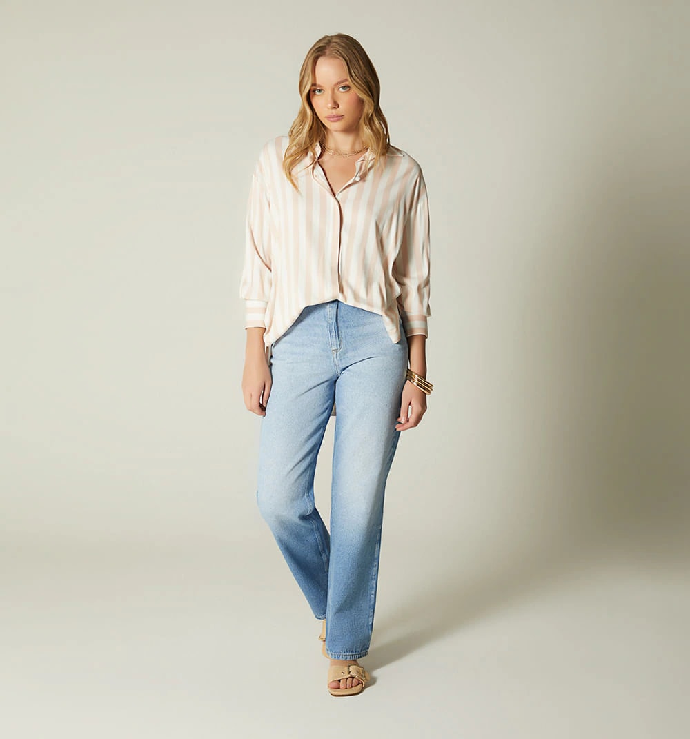 Bluson camisero con maxipuño - imagen 1
