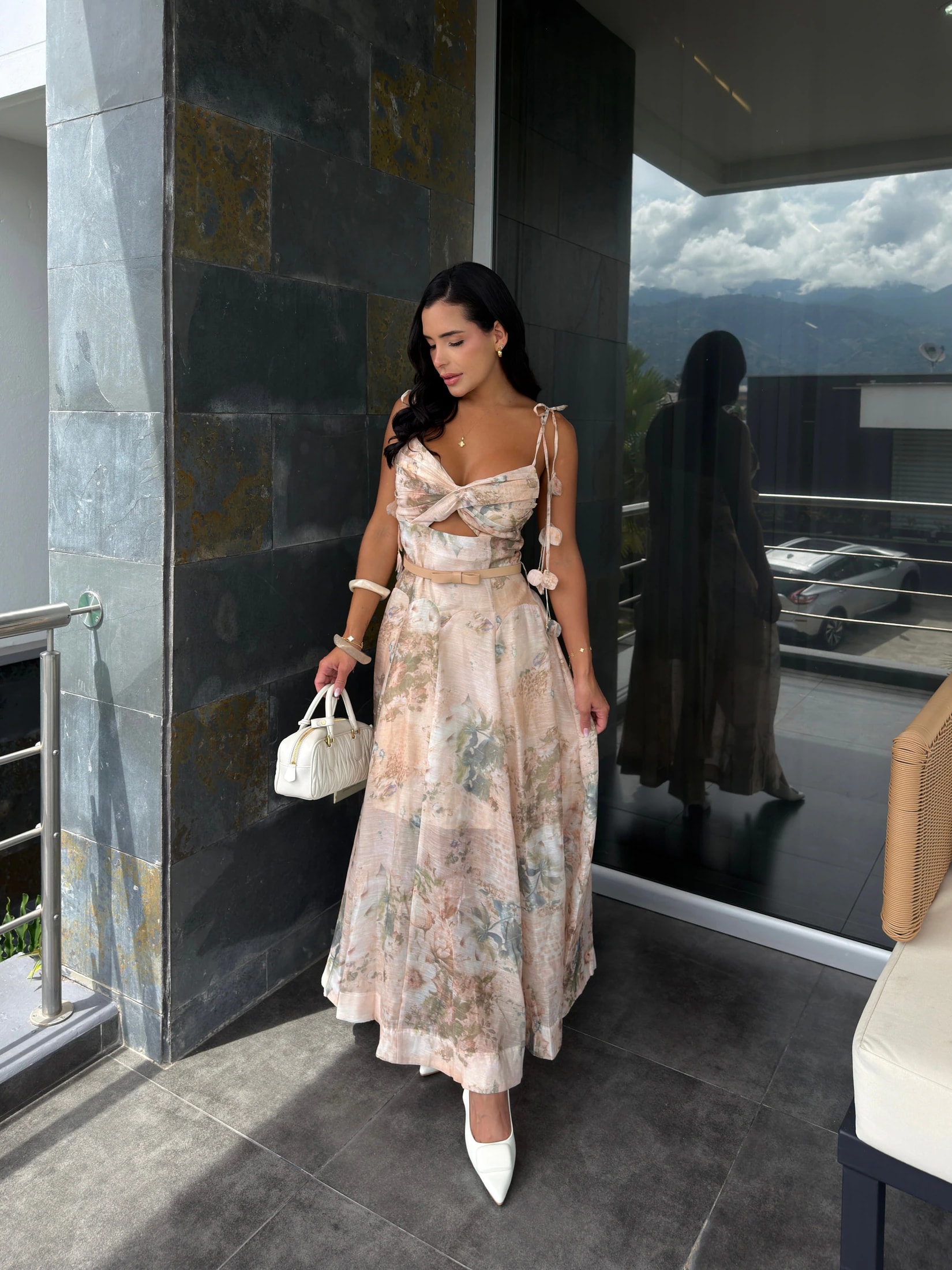 VESTIDO ASTRID  BEIGE - imagen 1