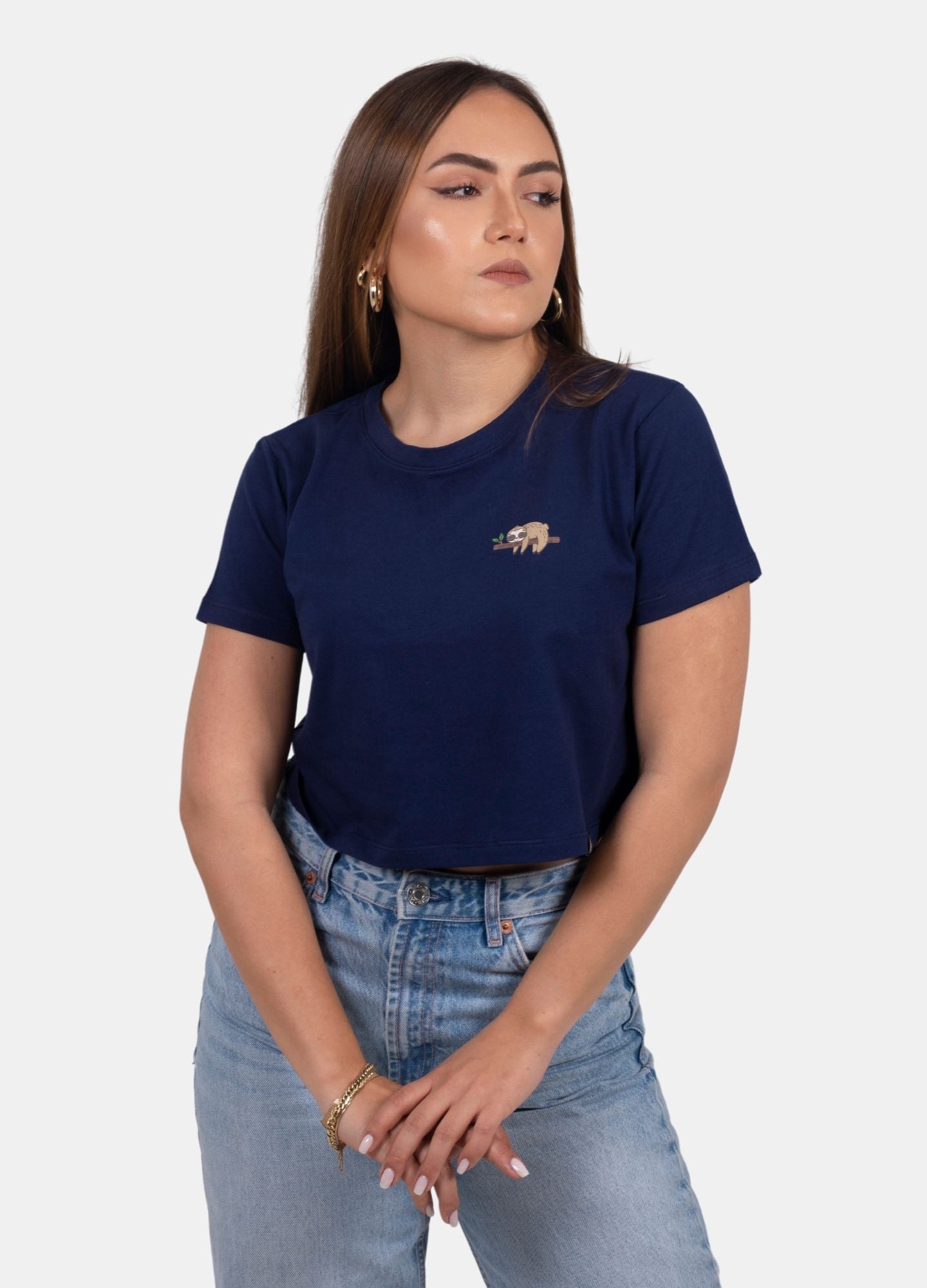 Basic Ciampino Crop Top – Azul - imagen 1