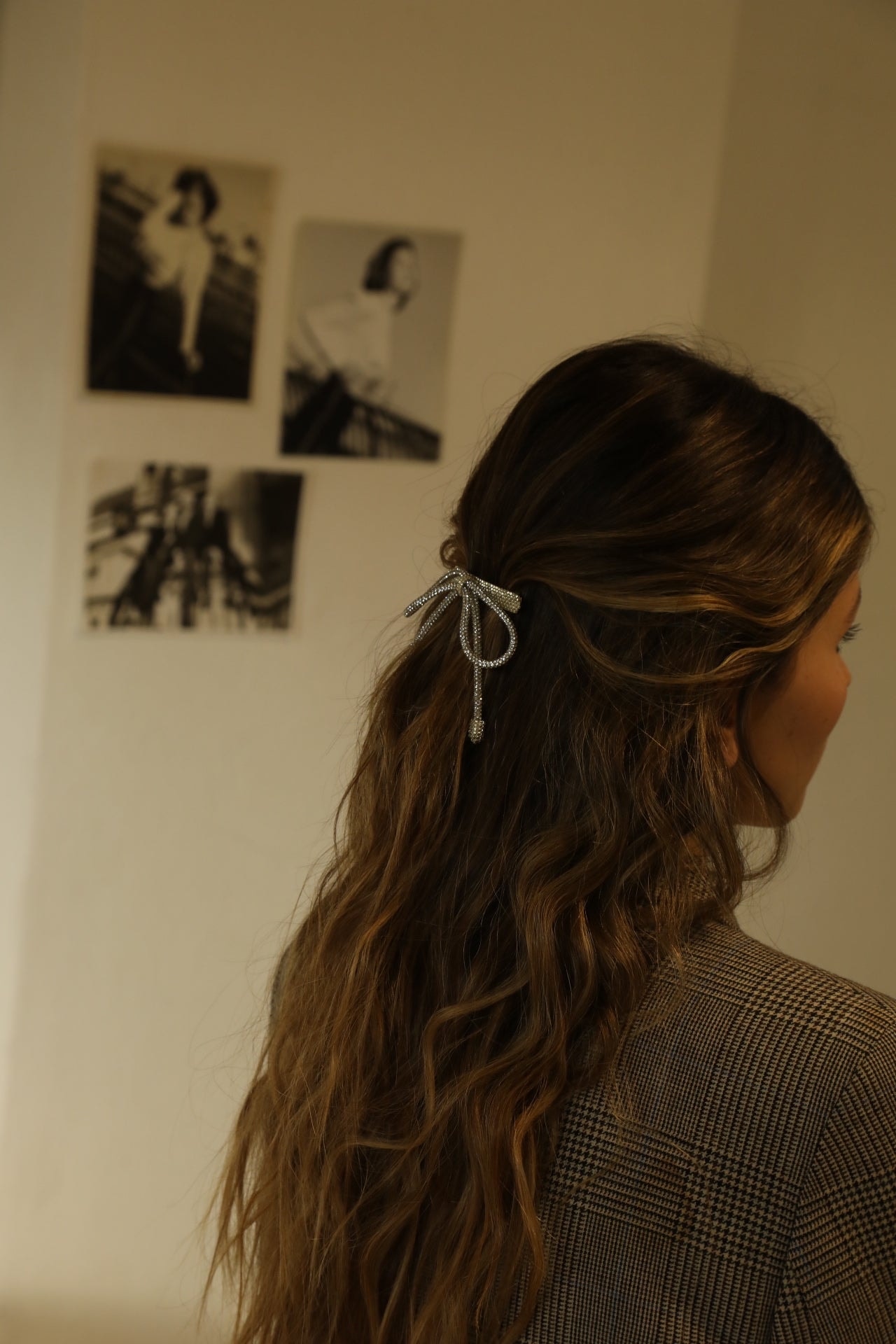 Merry Bow Silver Hairpin - imagen 1
