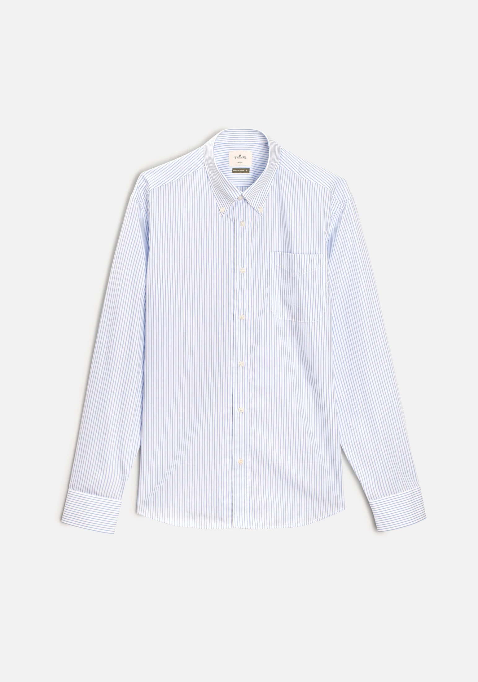 Camisa H CBD Rayas Azul Claro - imagen 1
