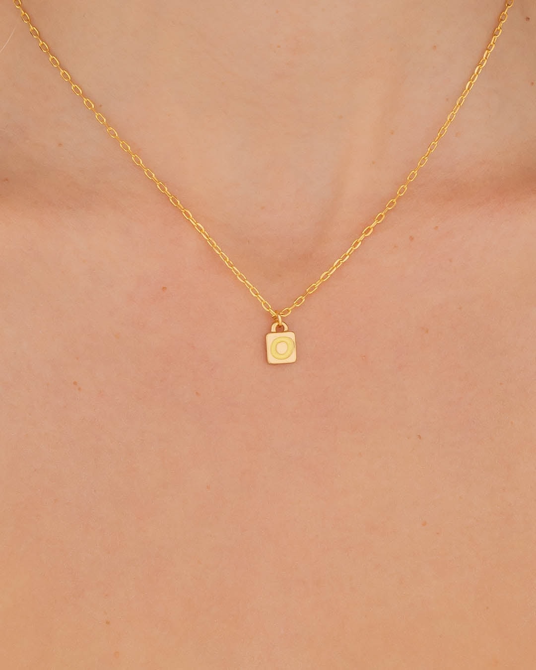 Collar Letra O + Aretes - imagen 1
