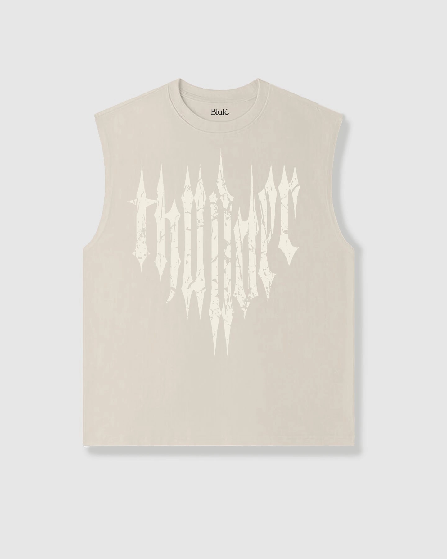 Oversized Sleeveless Thunder Vanilla - imagen 1