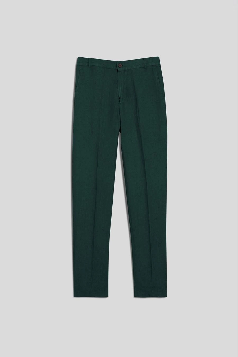 Men's linen pants dark green donato - imagen 1