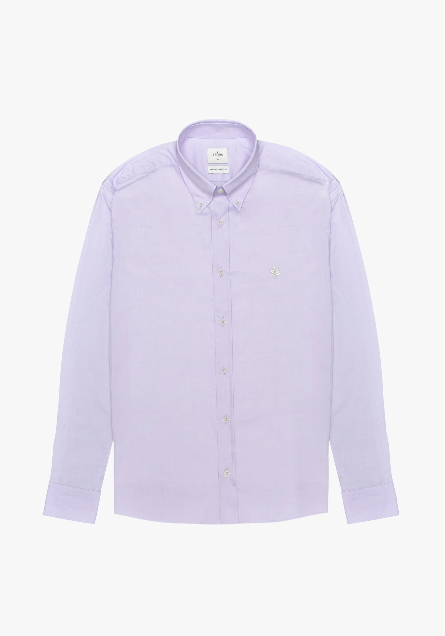 Camisa Lila Cuello Button Down L-Atn - imagen 1