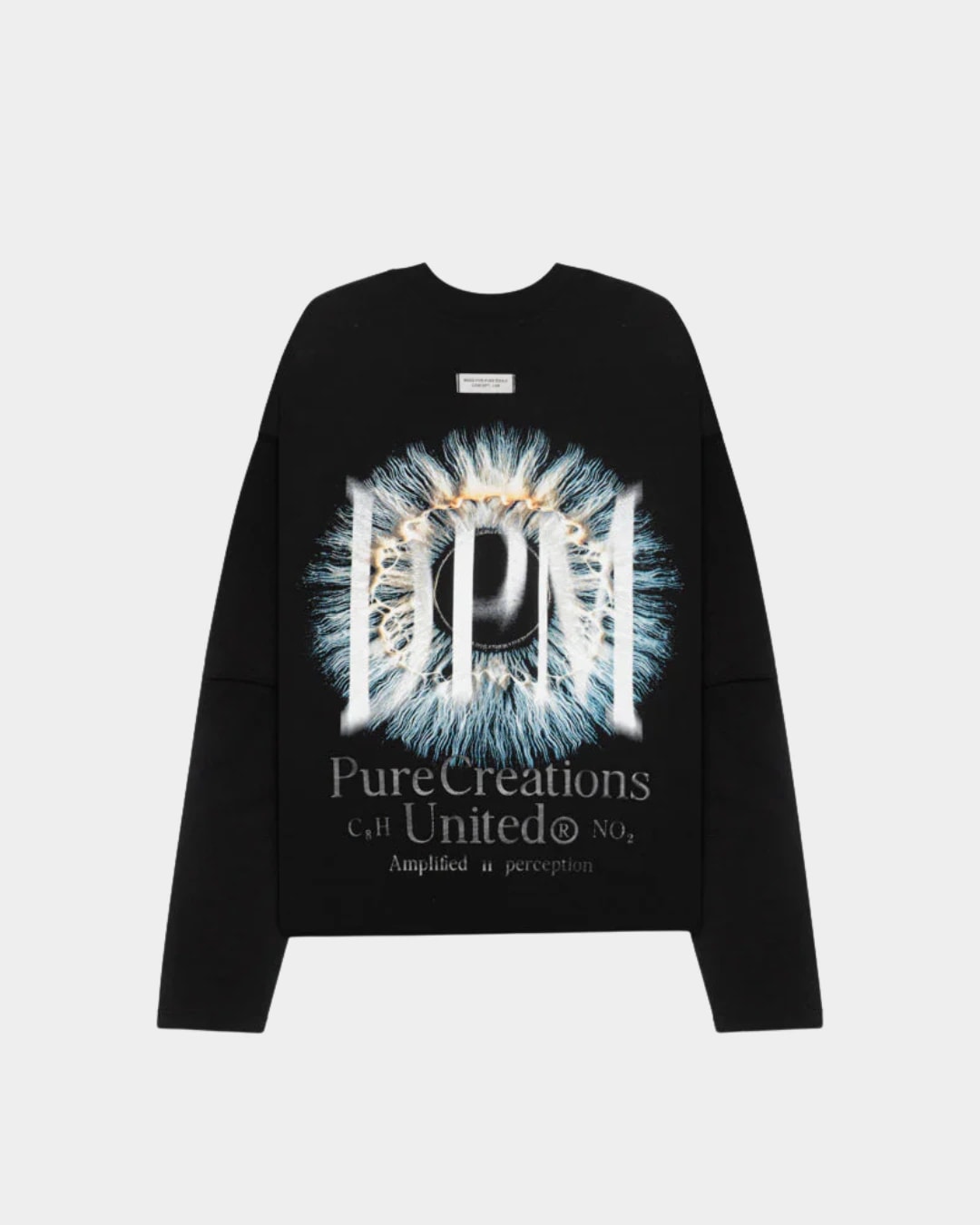 DOPAMINE BLACK LONG SLEEVE T-SHIRT - imagen 1