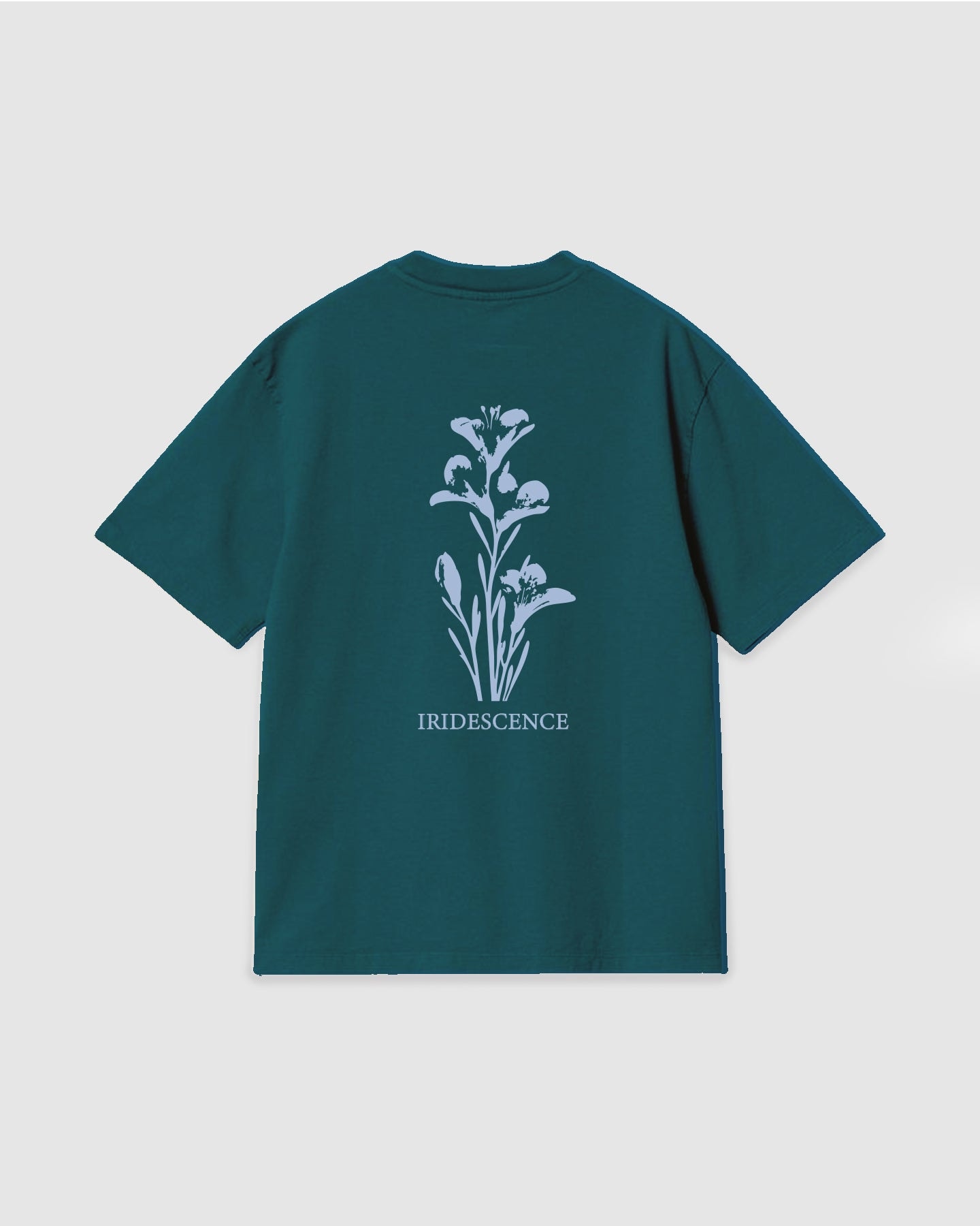 Oversized T Shirt Iridescence Dark Green - imagen 1