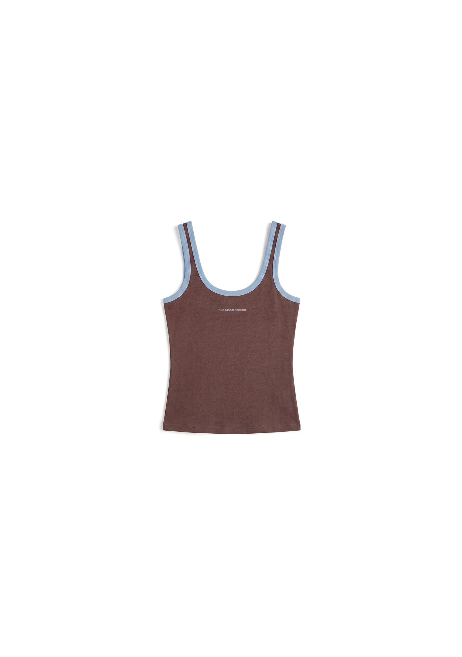 Across The Lines Brown Tank Top - imagen 1