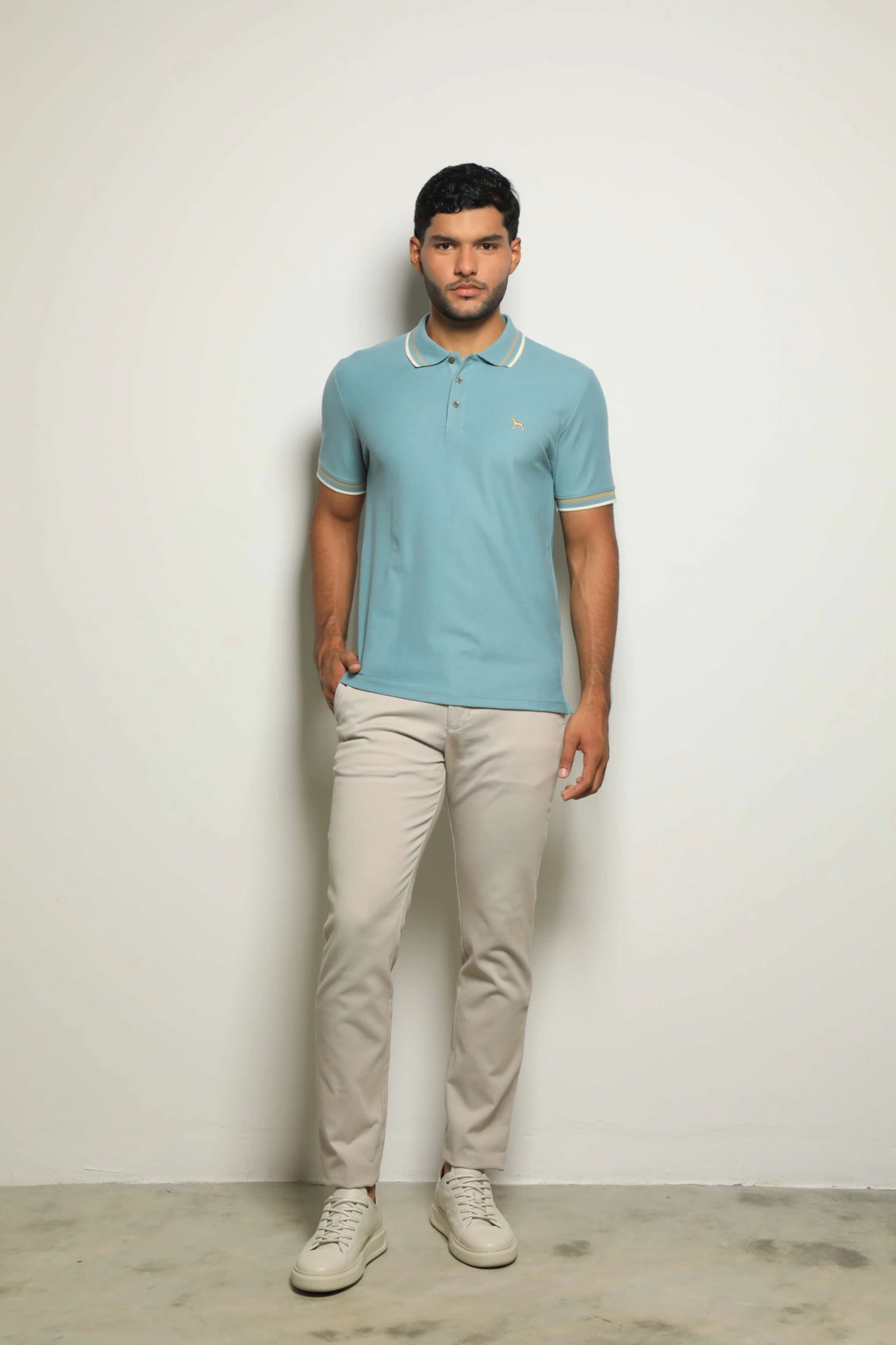 Polo Básica Azul Celeste - imagen 1