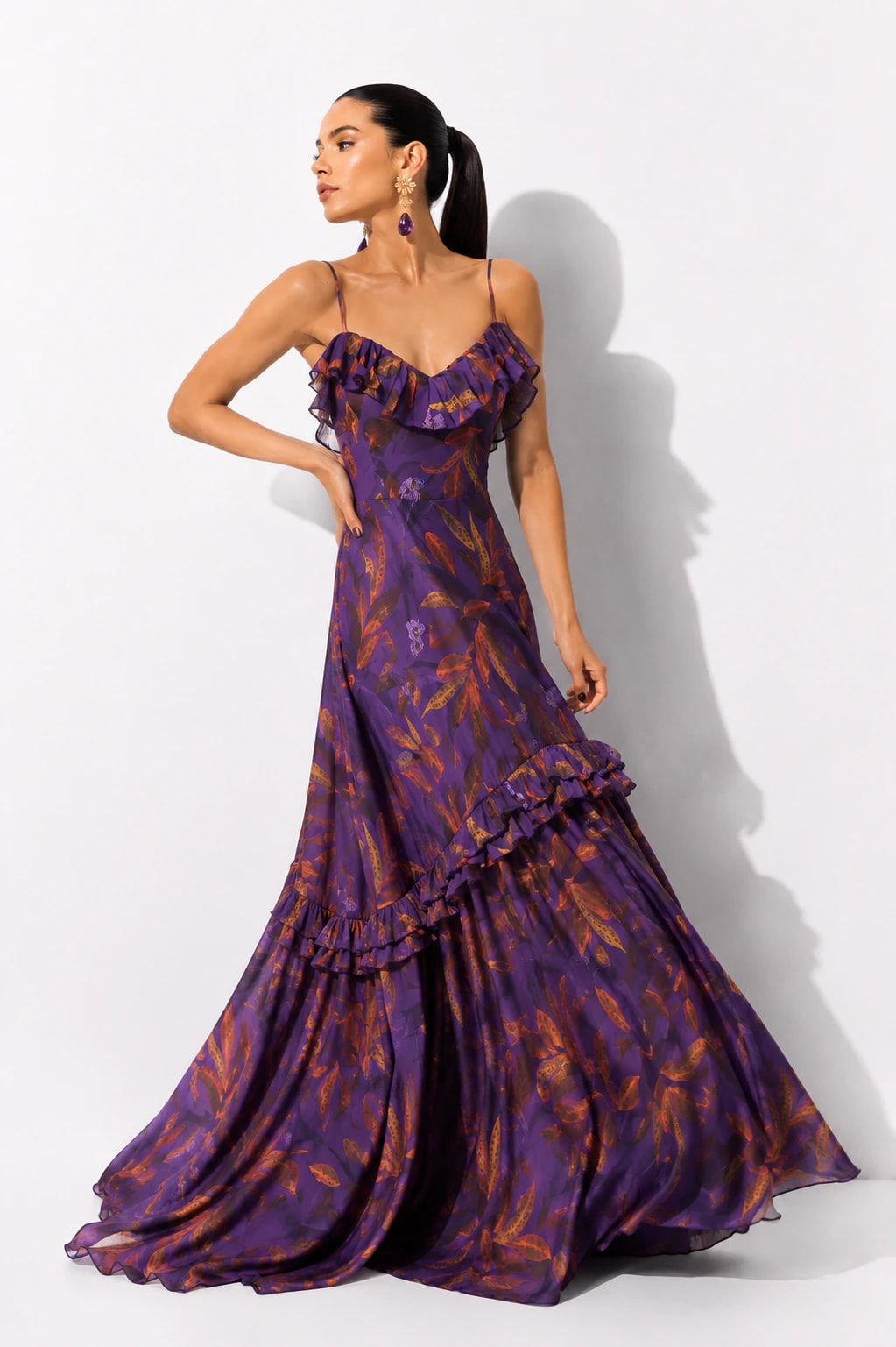 Vestido Pascal Estampado Multimorado - imagen 1