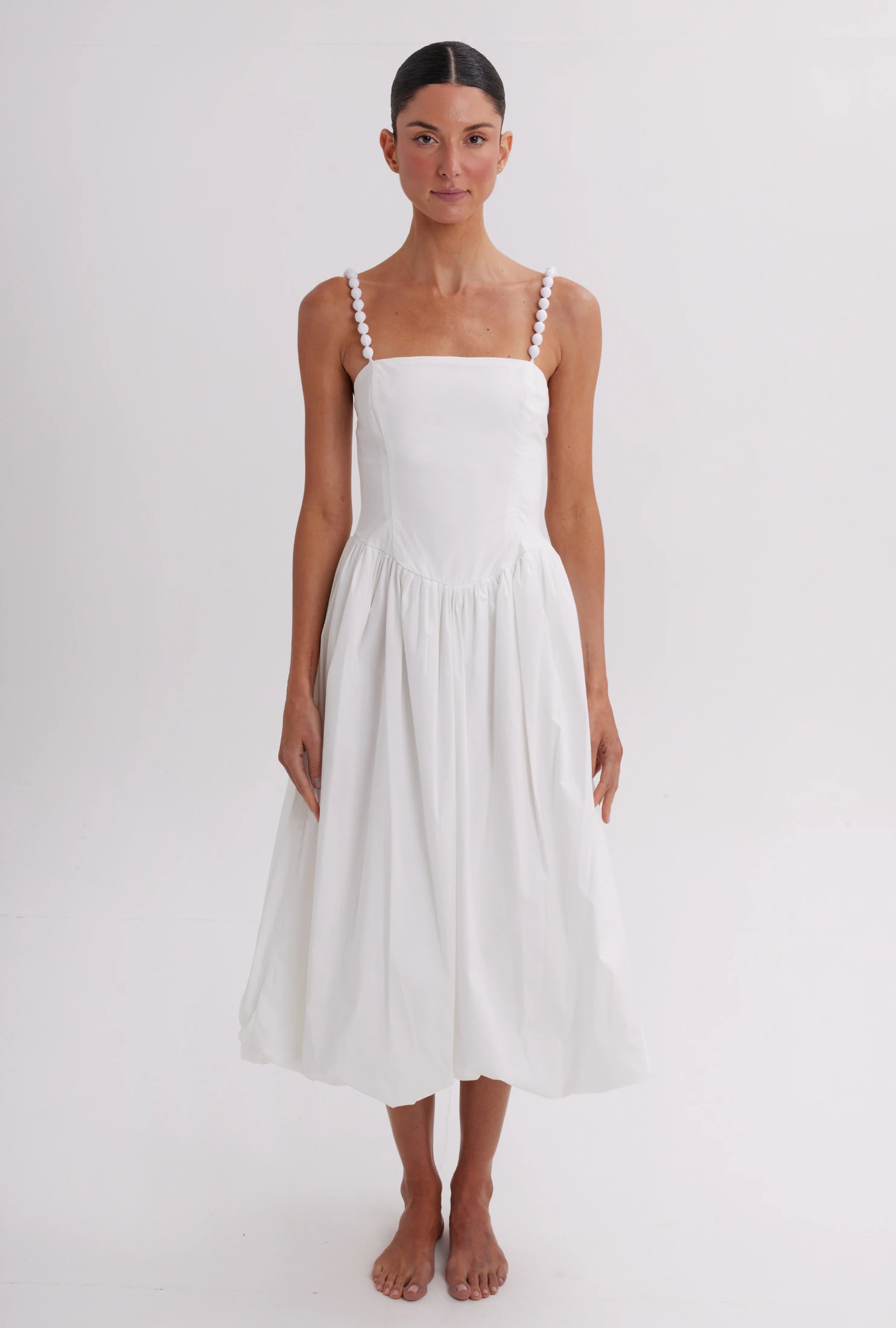 Vestido Mujer Thais Ivory - imagen 1