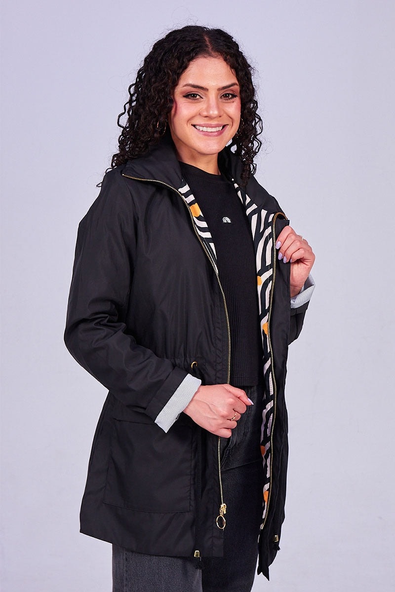 Parka Classic Negro Lluvia - imagen 1