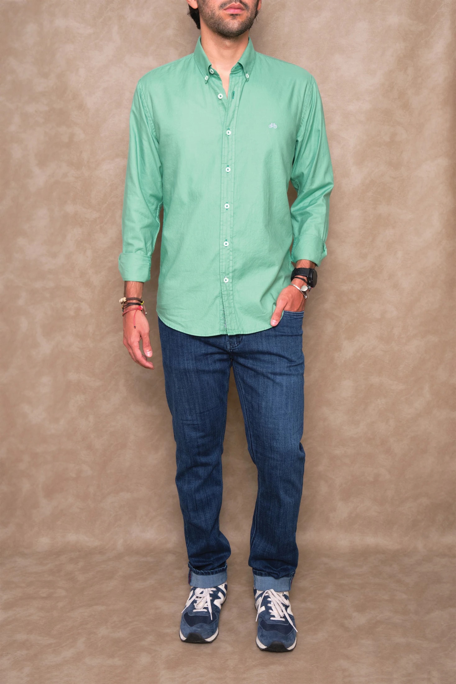 CAMISA OXFORD BASIL - imagen 1