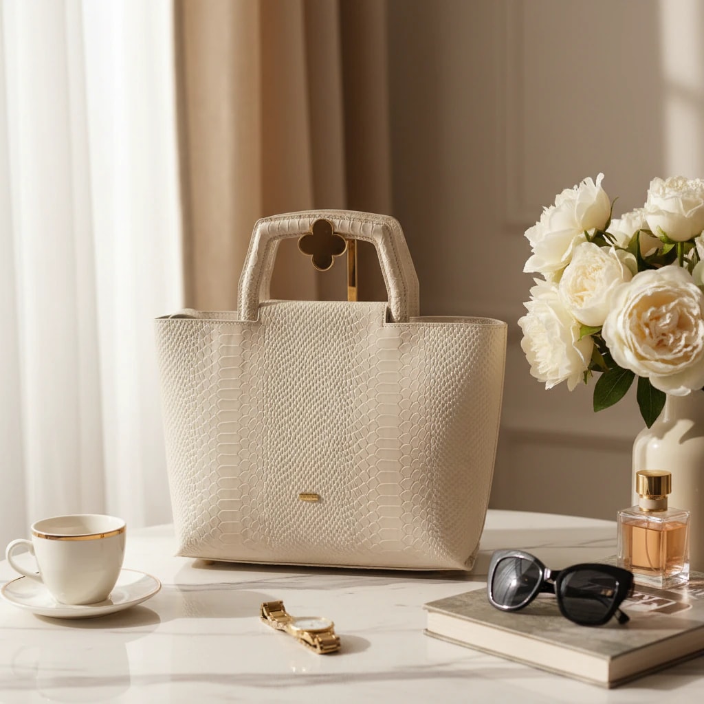 Cartera Ikonic Piton beige - imagen 1