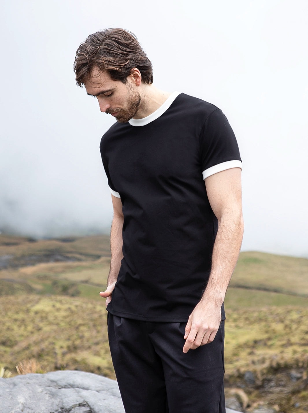 CAMISETA CEDRO COMBINADA | TACTO FRÍO - imagen 1