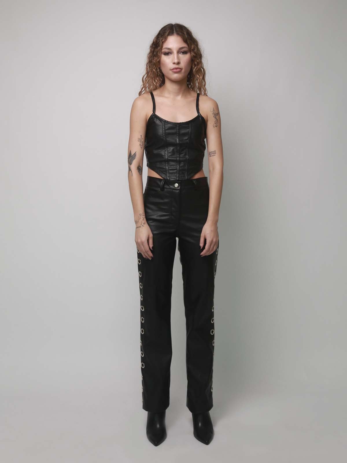 No Feelings Corset Top in Punk Rock - imagen 1