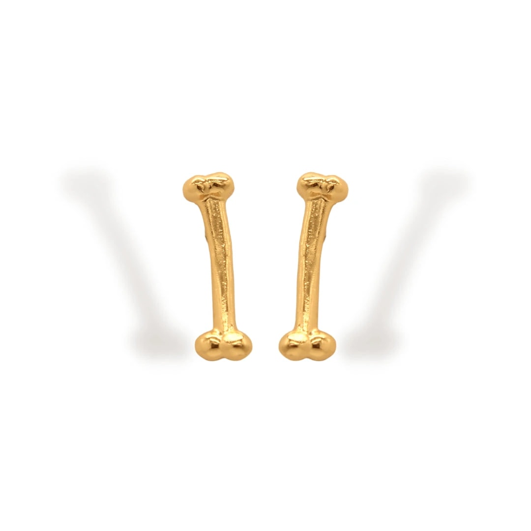 Aretes de hueso - imagen 1