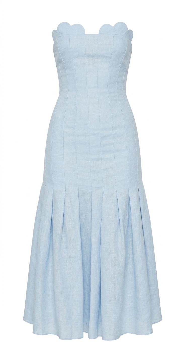 ELEA DRESS ICE BLUE - imagen 1