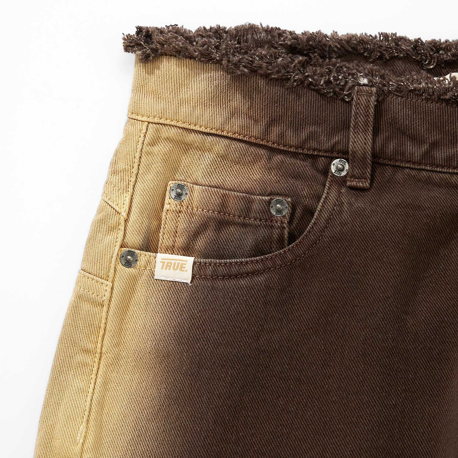 Sideburn Mid-Rise Pants - Brown - imagen 1