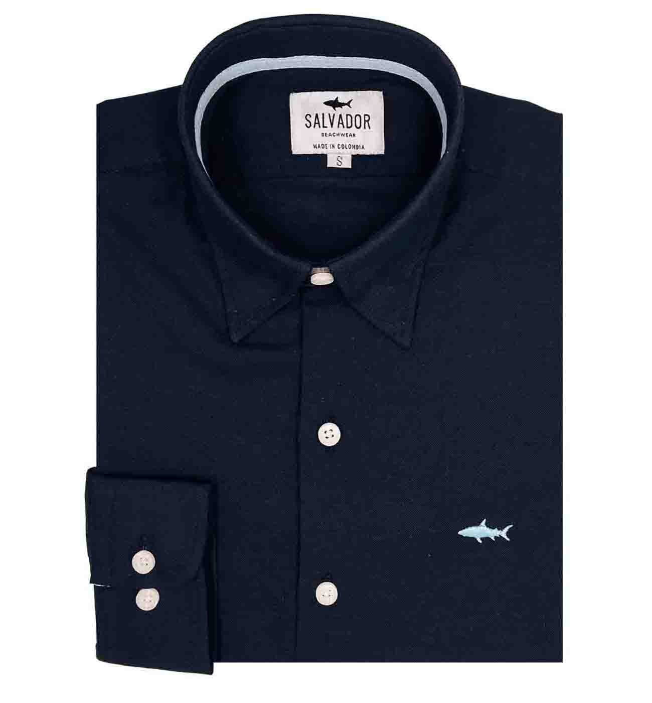 CAMISA AZUL OSCURA - imagen 1