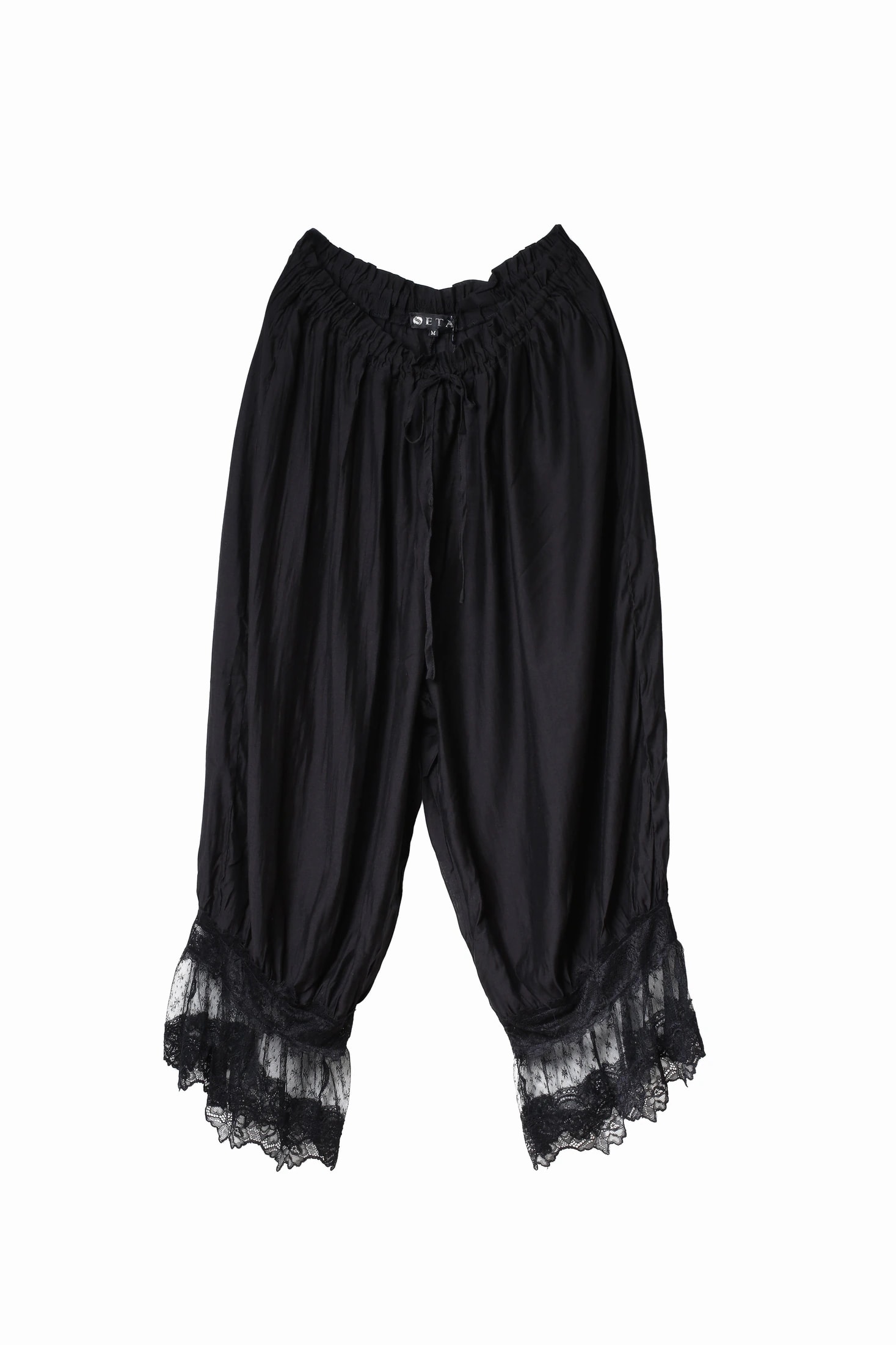 CHANTILLY BAGGY PANTS, BLACK - imagen 1