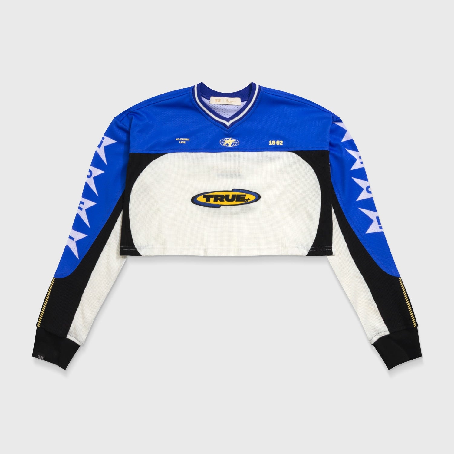 Racing Cropped LS Shirt - Blue - imagen 1