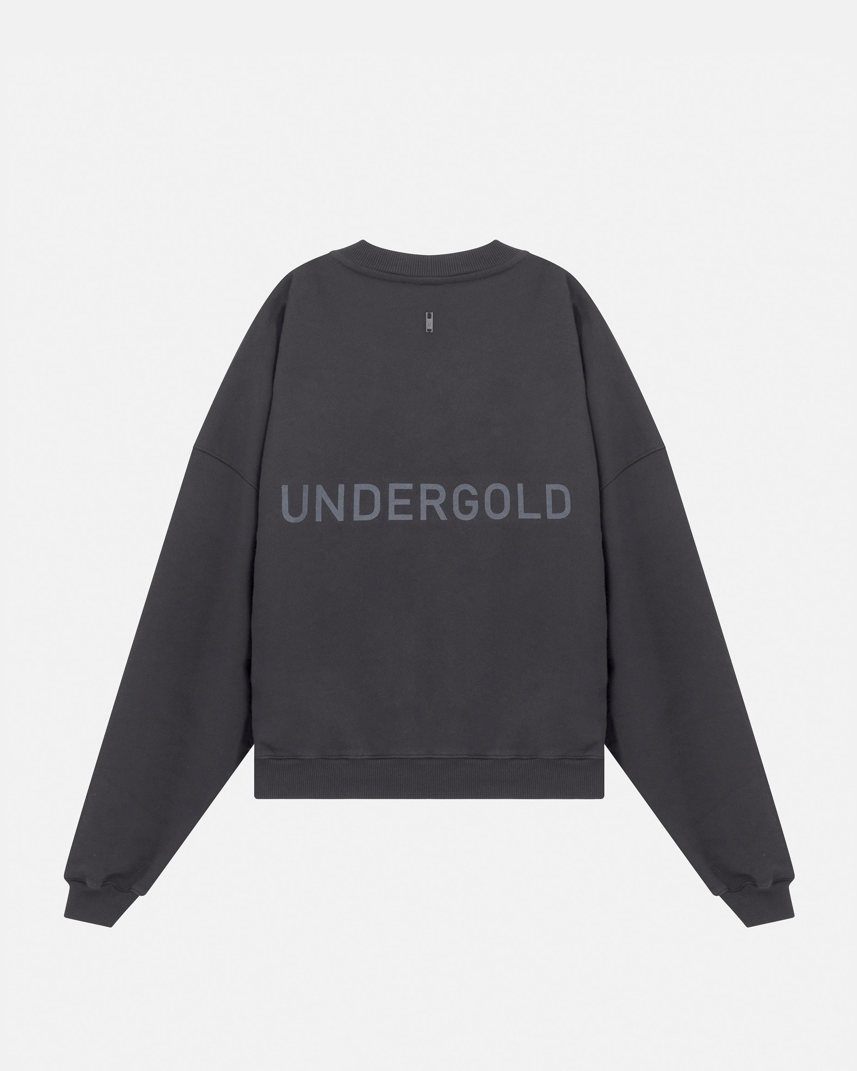 Line Basic Boxy Fit Crewneck Dark Gray - imagen 1