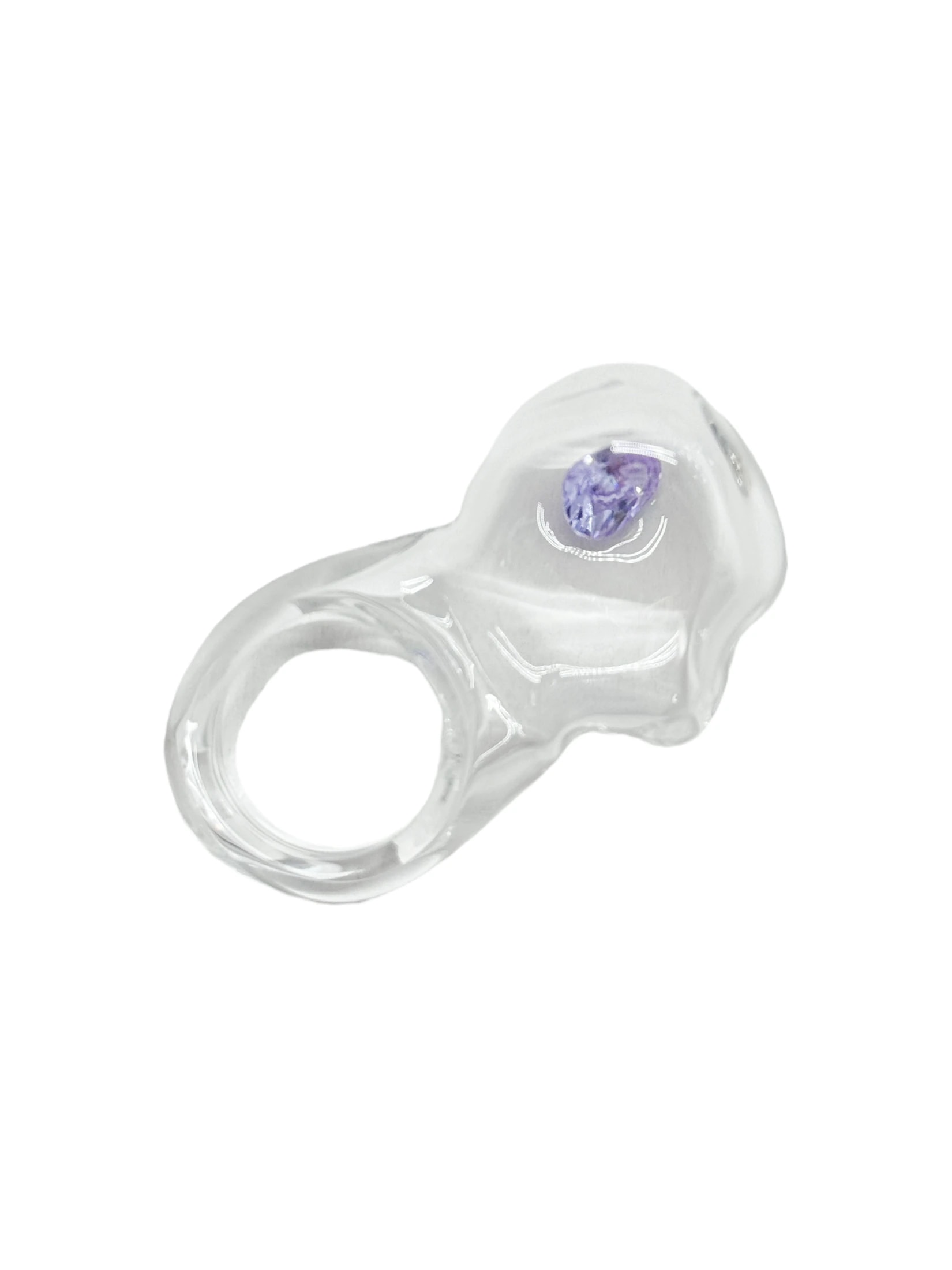 anillo vidrio zircón - imagen 1