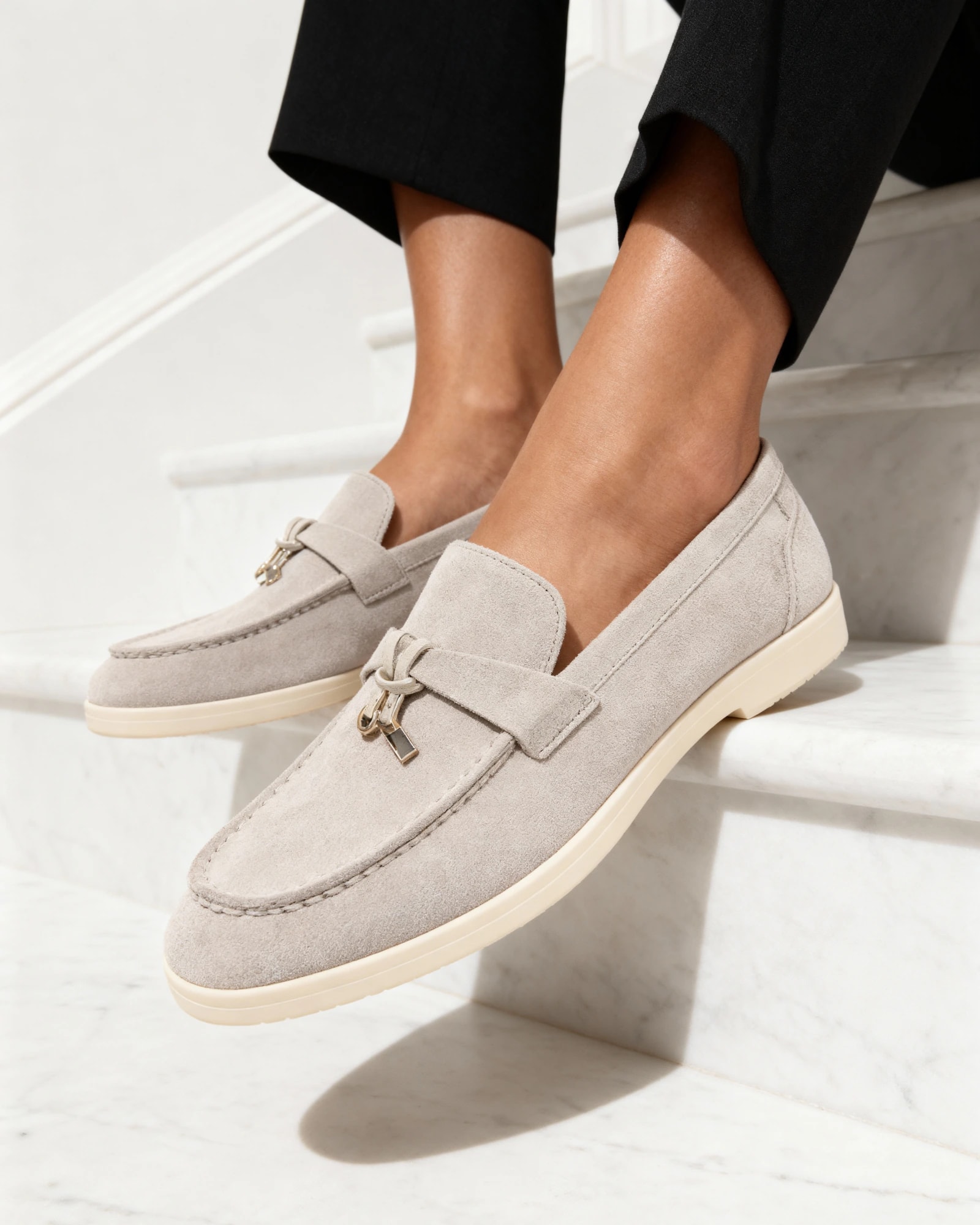 Old Money Suede Lady Loafers - imagen 1