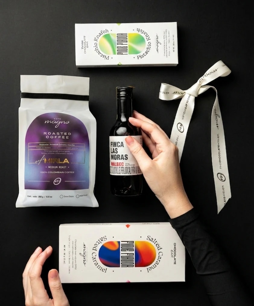Kit chocolate, vino y café - imagen 1