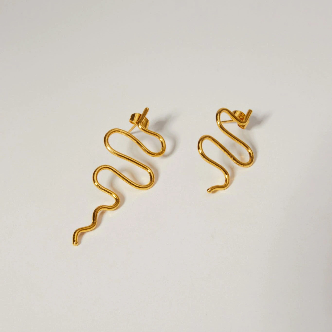 Snake Duo Earrings - imagen 1