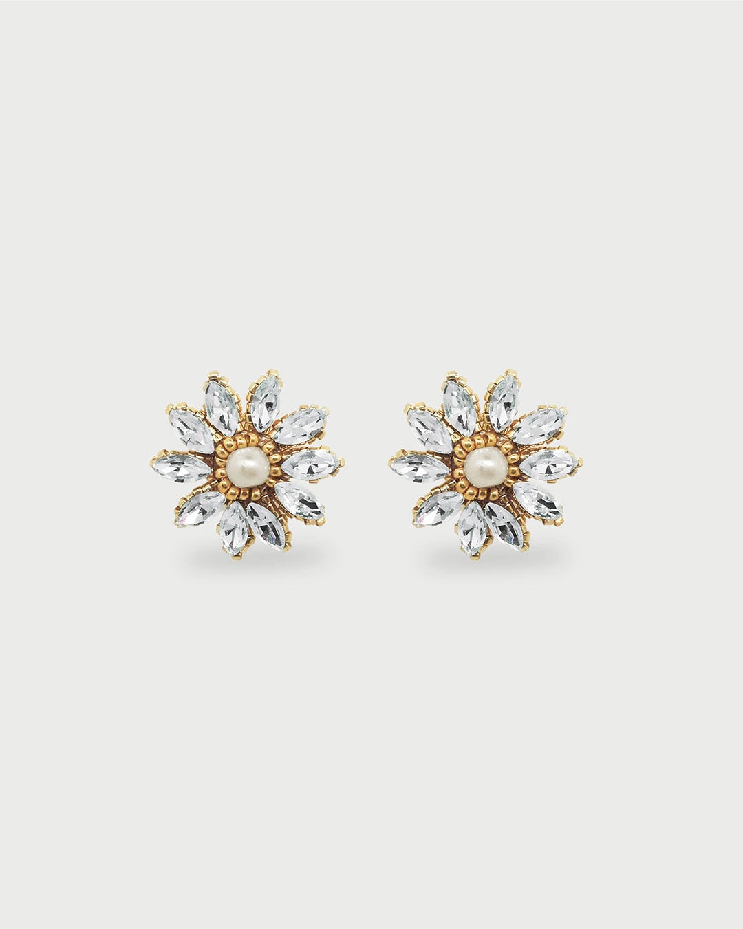 Aretes Pétalos Cristal - imagen 1