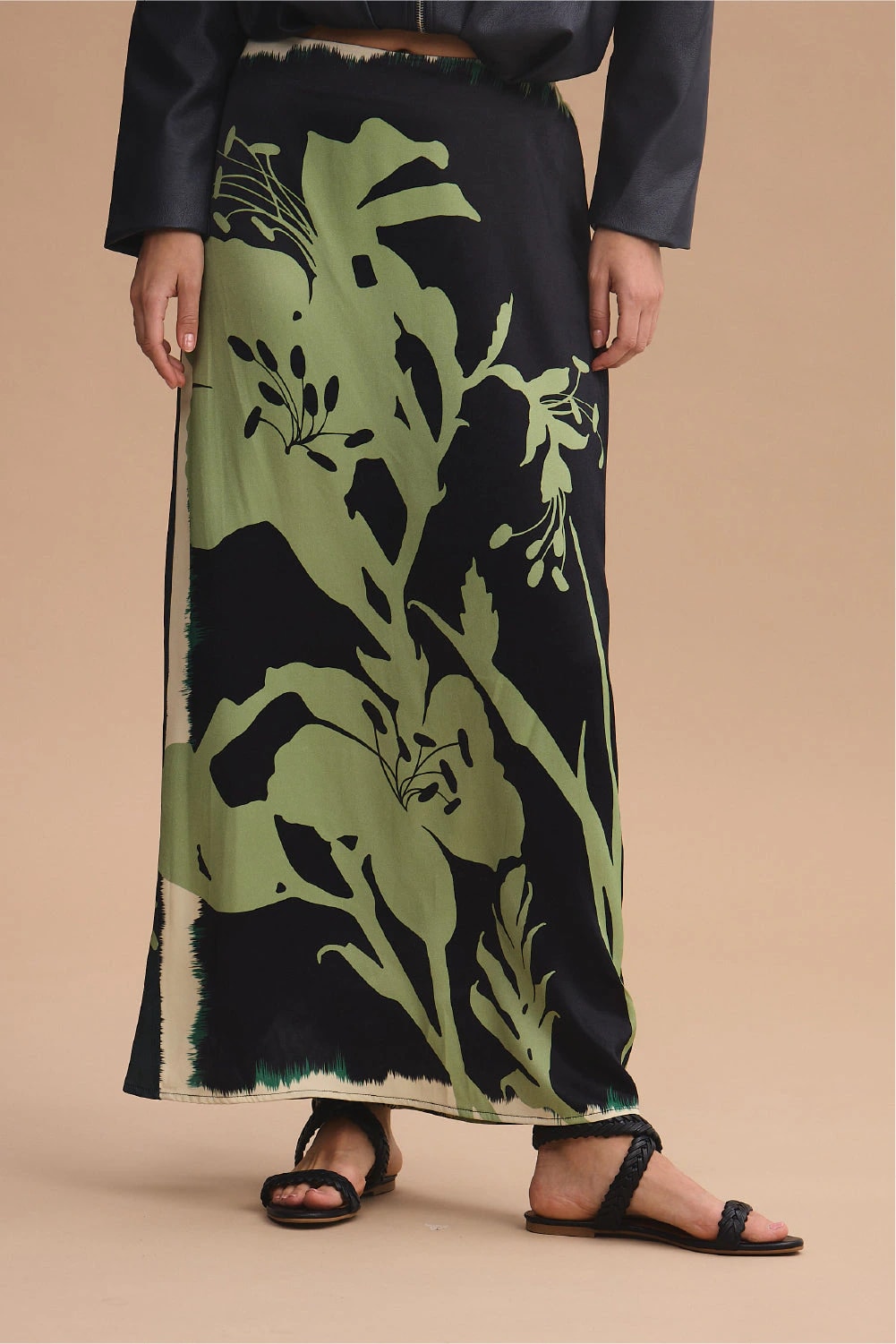 Falda arabela verde cipres - imagen 1