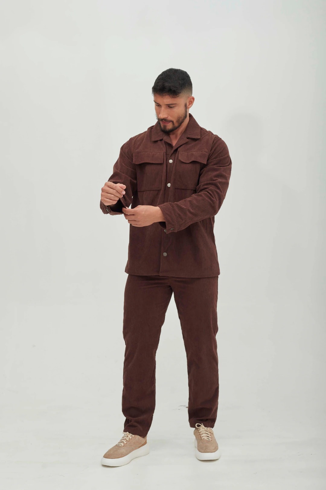 Pantalón Corduroy Marrón - imagen 1