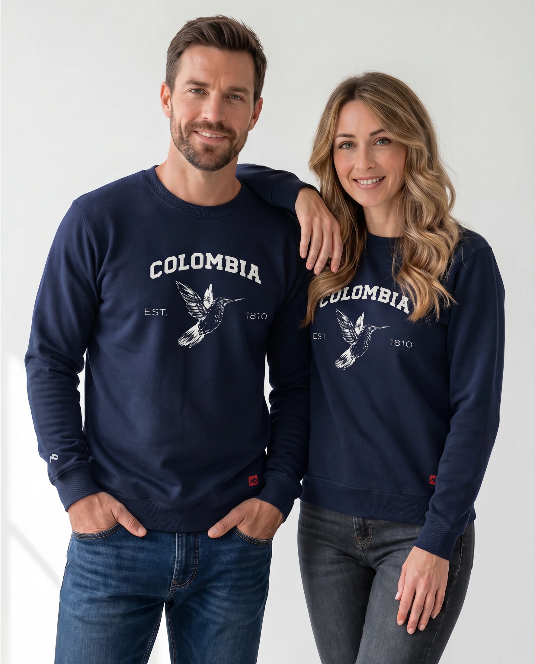 Buzo Unisex Colibrí Azul Oxford - imagen 1