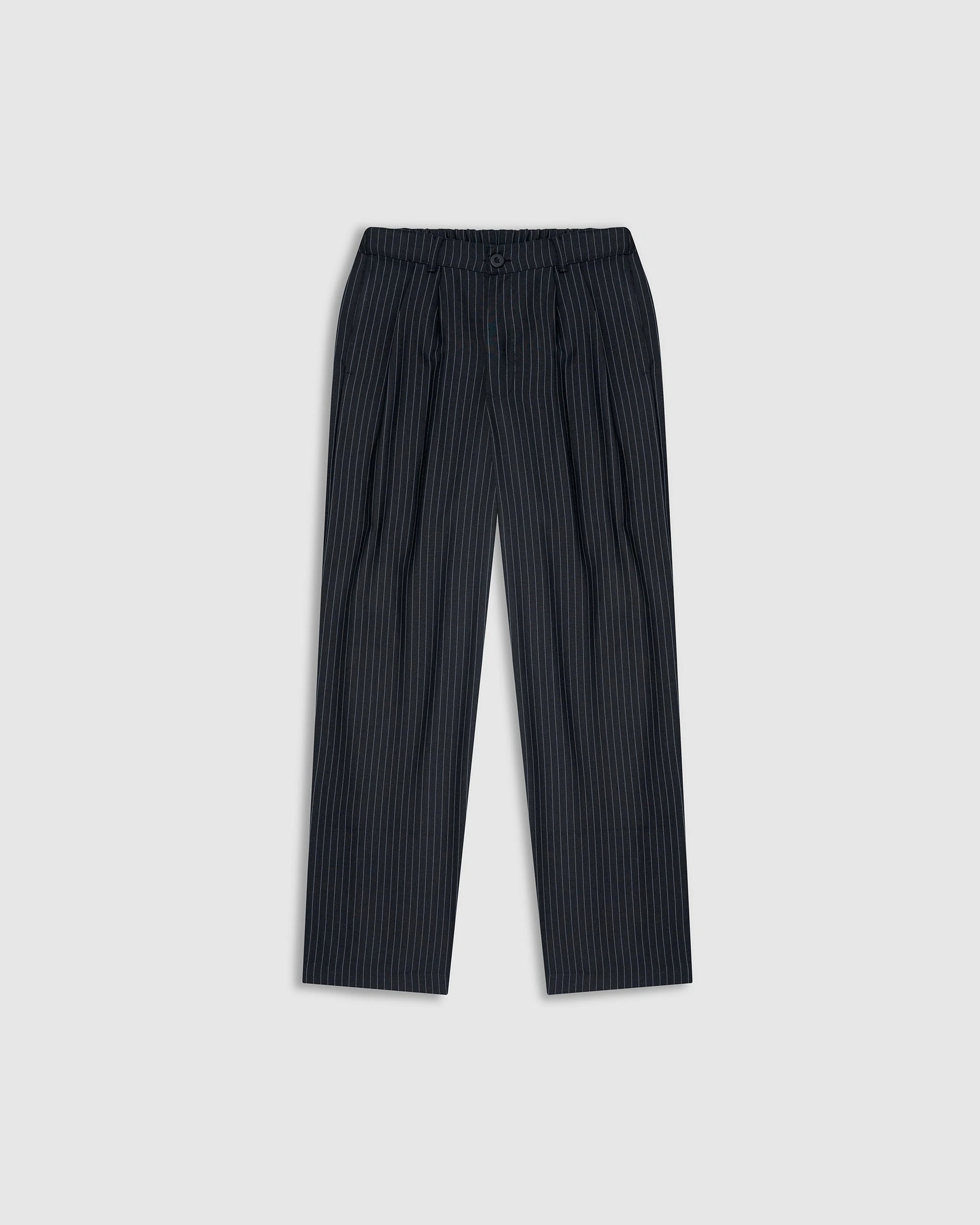 Trouser a Rayas - Negro Oscuro - imagen 1