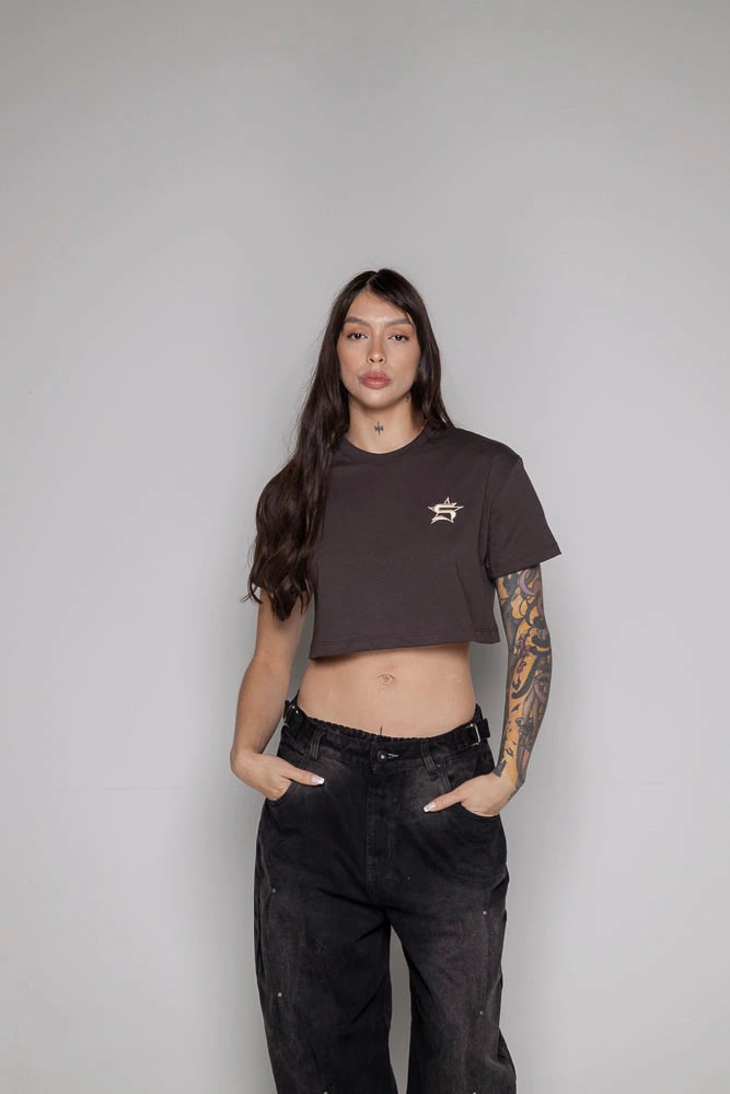 Crop-Top Basic Courage-Cafe - imagen 1