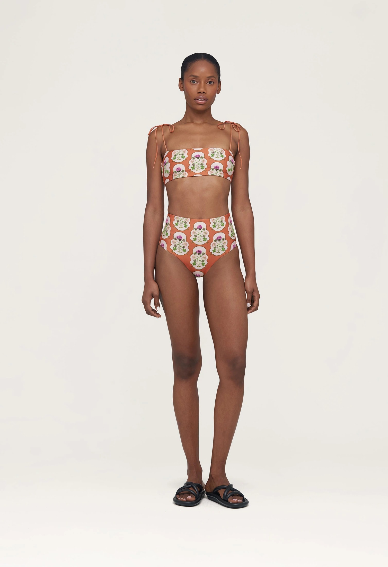Magenta Trebol Bikini Bottom - imagen 1