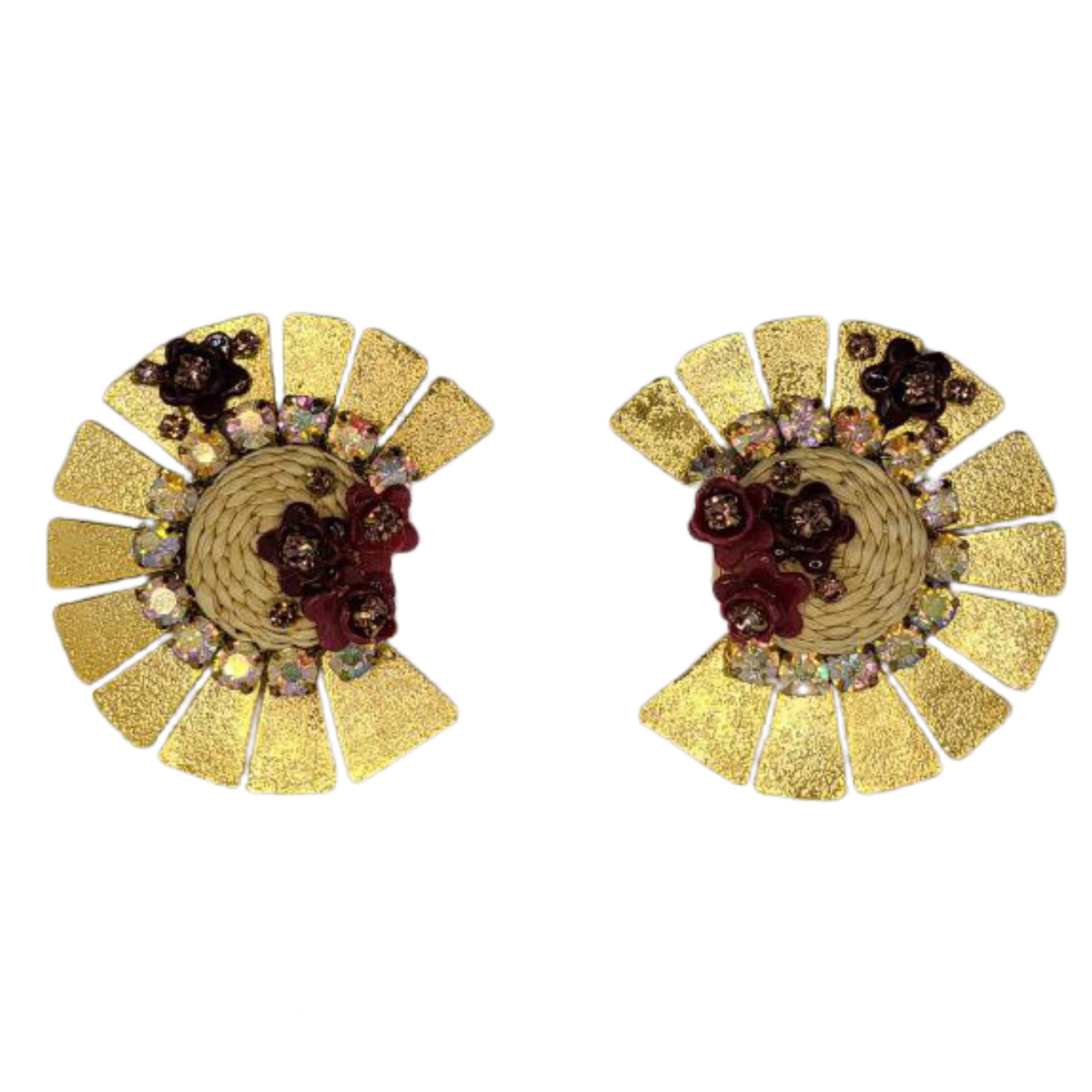 Wings Red Wine Earrings - imagen 1