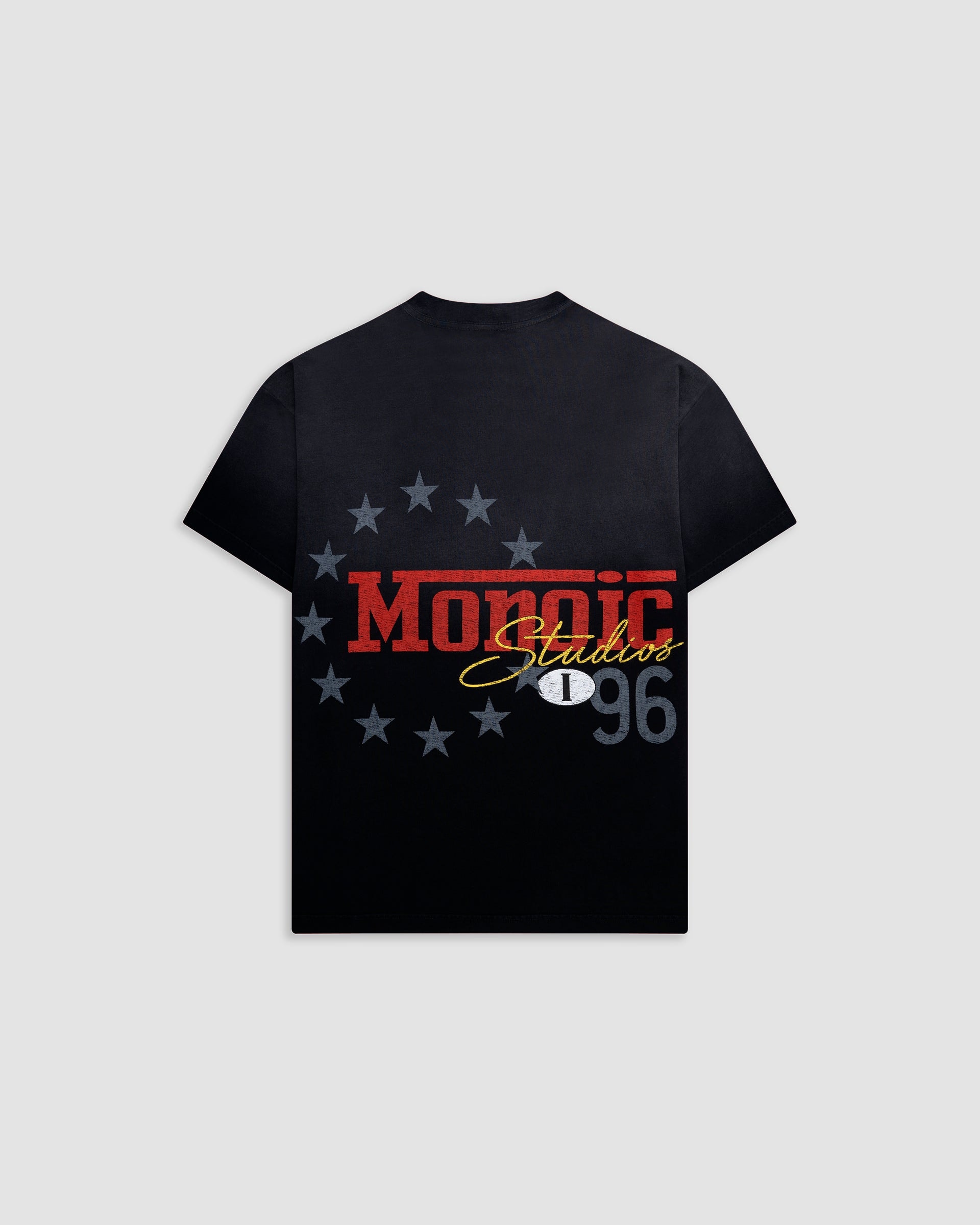 Camiseta Oversized Fit Monza - Negro Desgastado - imagen 1