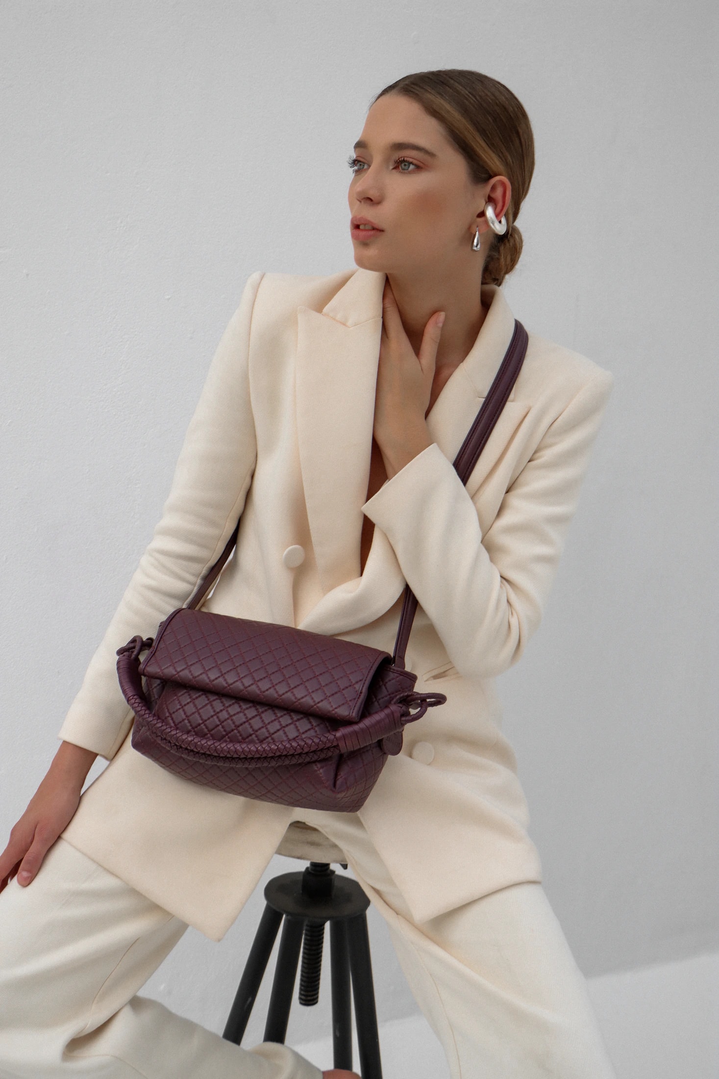 Paddington Bag, Burgundy - imagen 1