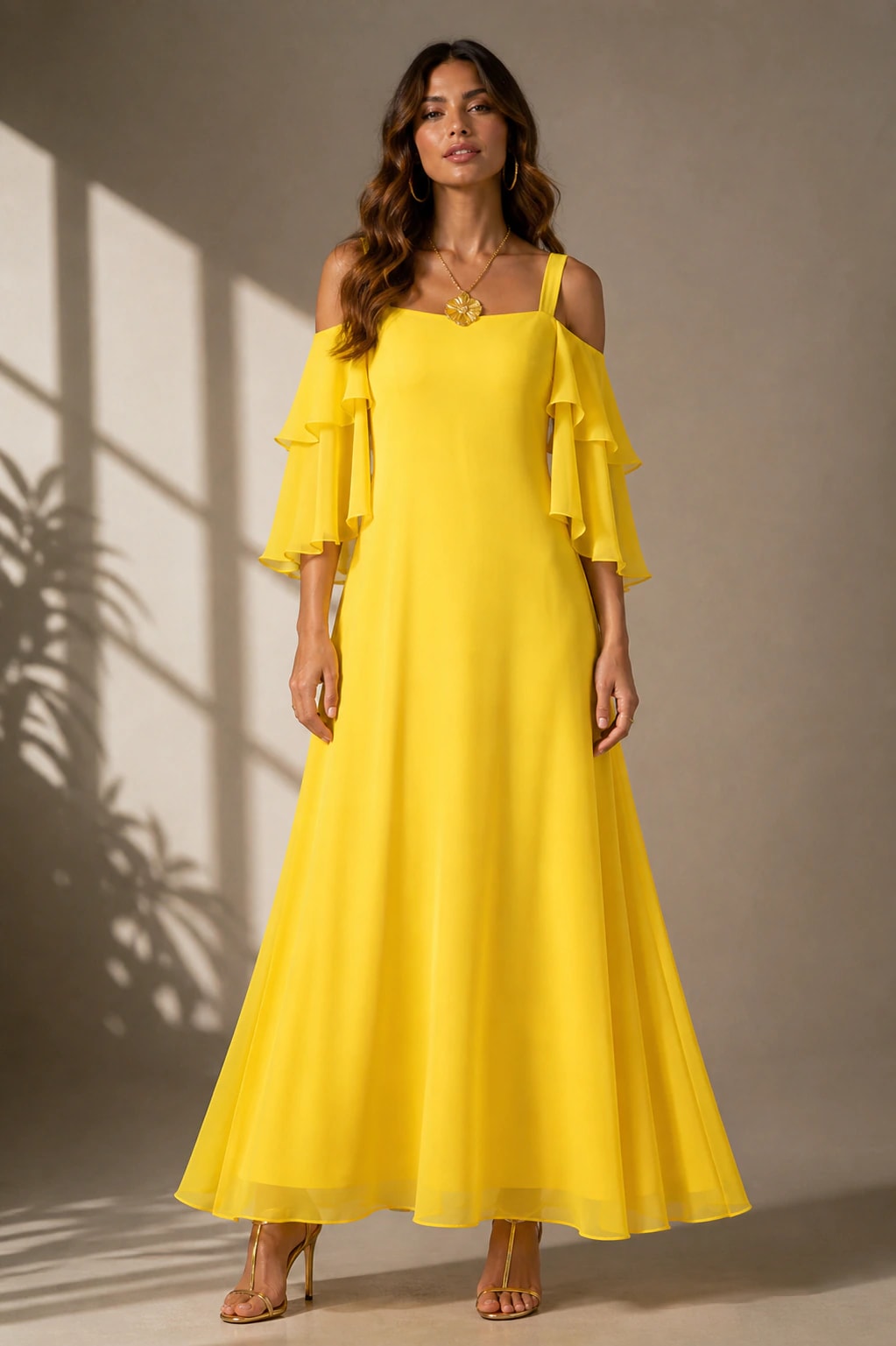 Vestido Sicilia Amarillo - imagen 1