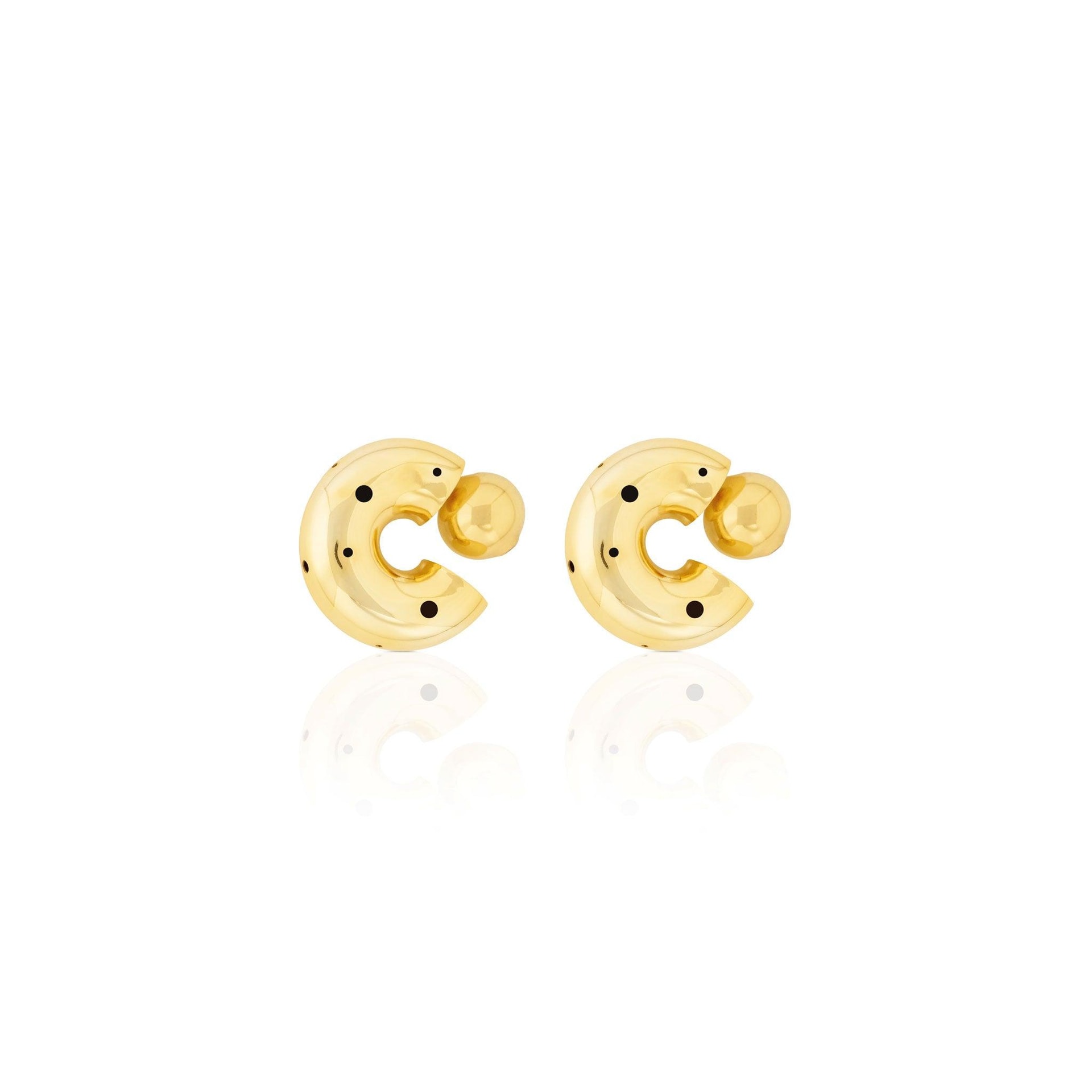 BOLD MEDIUM HOOPS - imagen 1