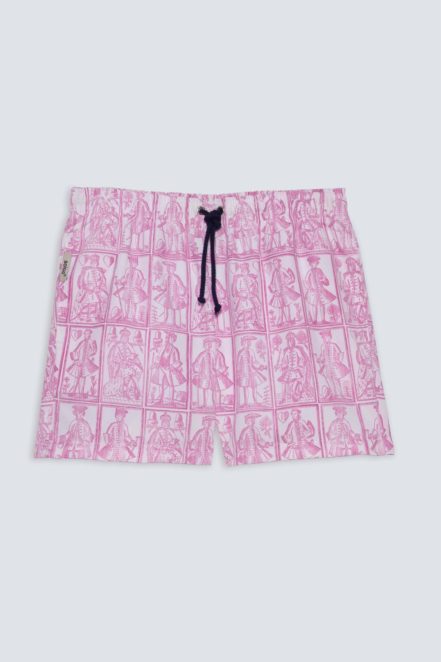 Men's cards swim trunk pink - imagen 1