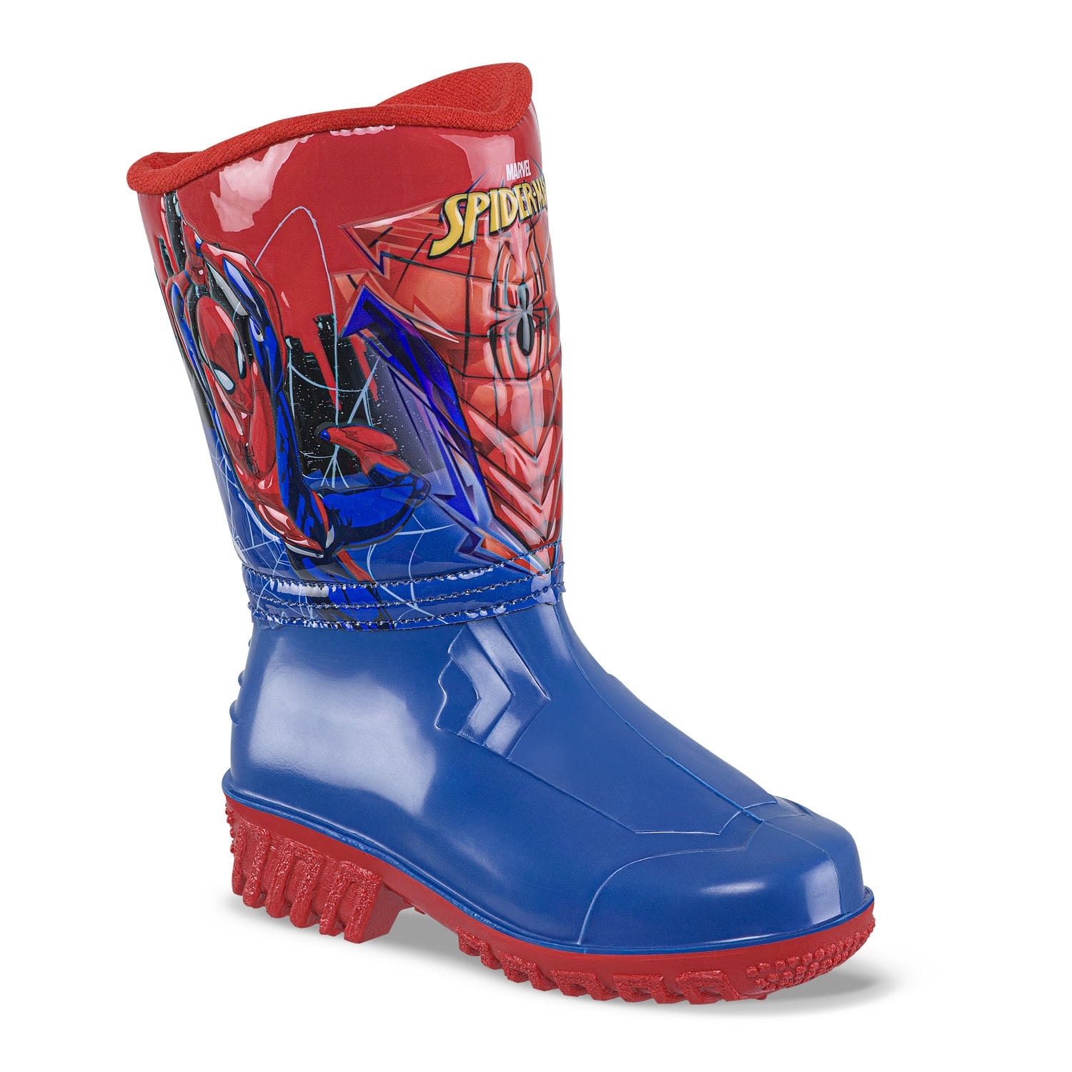 Botas Lluvia Spiderman Parker Azul-Rojo Disney Para Niño - imagen 1
