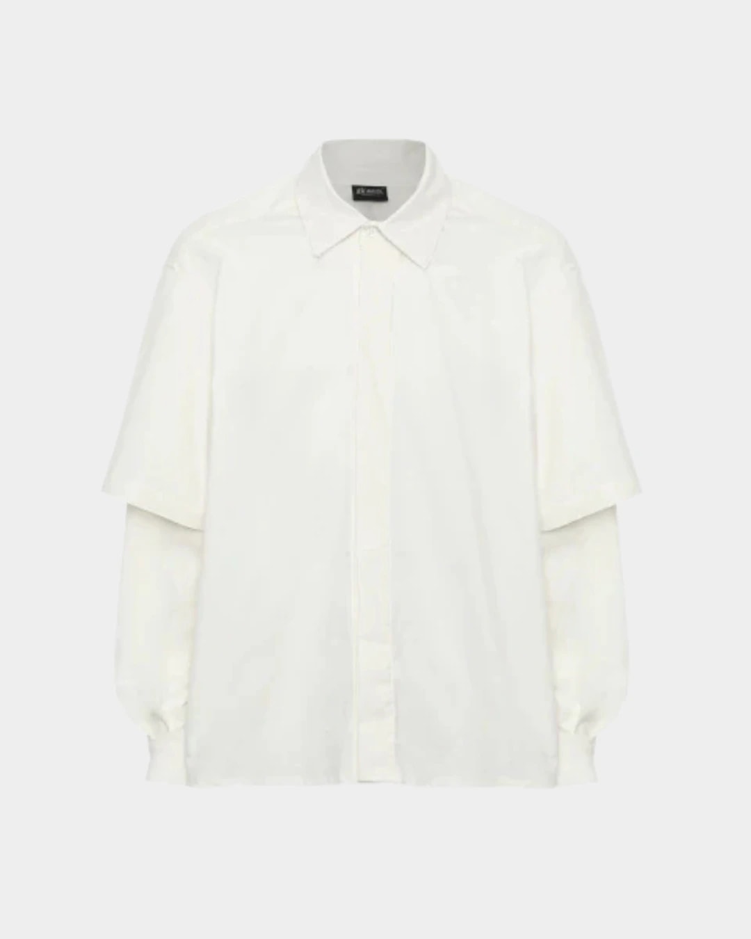 CAMISA DOUBLE SLEEVE CRUDA - imagen 1
